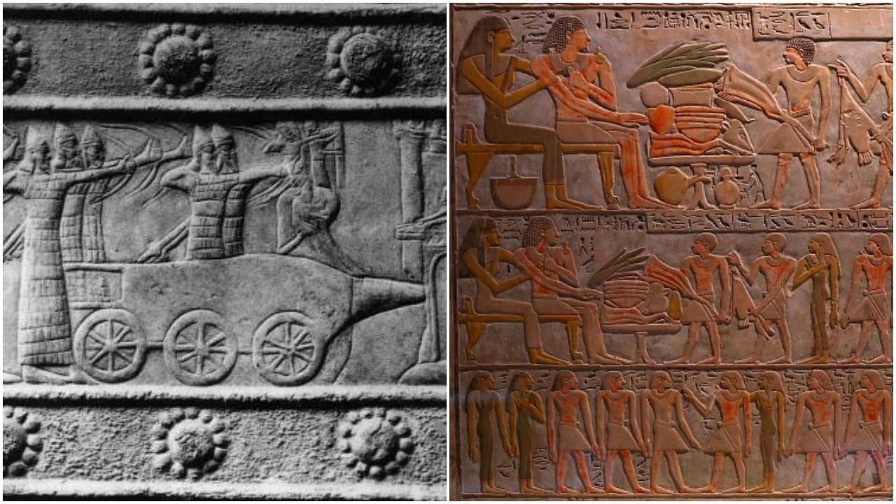 Mesopotamian and Egyptian panels